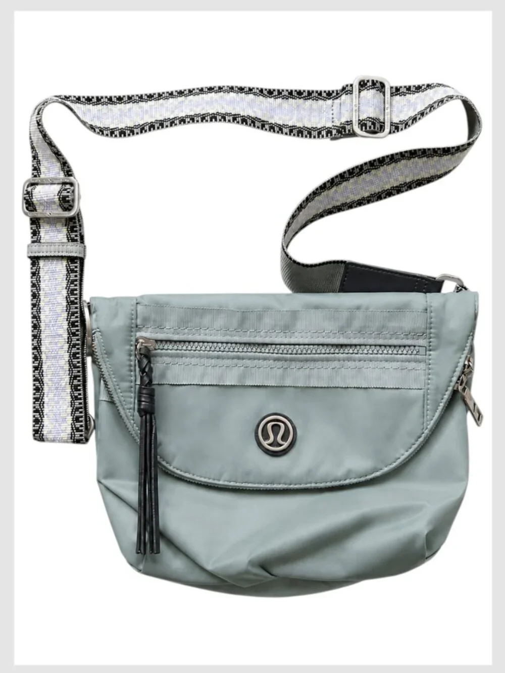 Lululemon Festival Bag Blue Green Crossbody Water Resistant